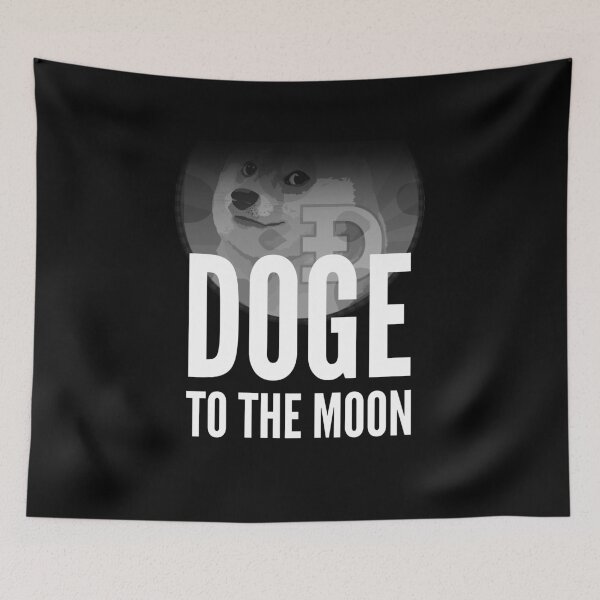 Item preview, Dogecoin To The Moon designed and sold by lamweixing.