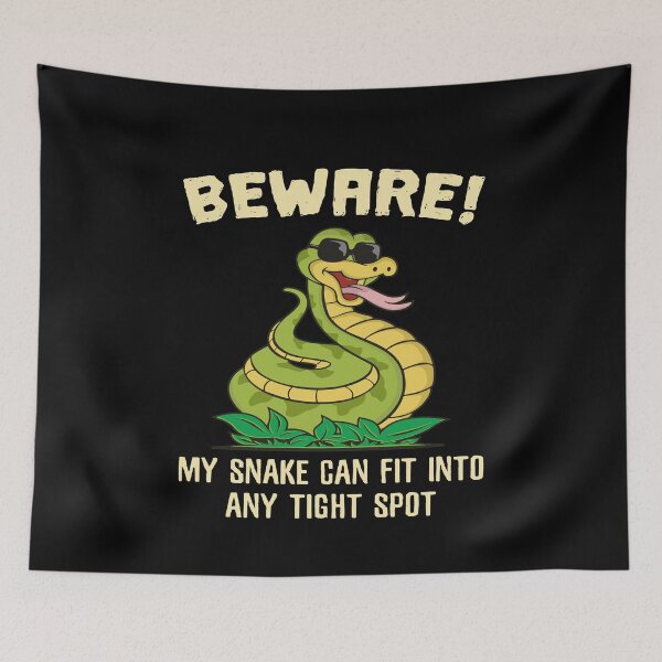 Aperçu de l'œuvre Mon serpent s'adapte à n'importe quel serpent spot créée et vendue par MooonTees.
