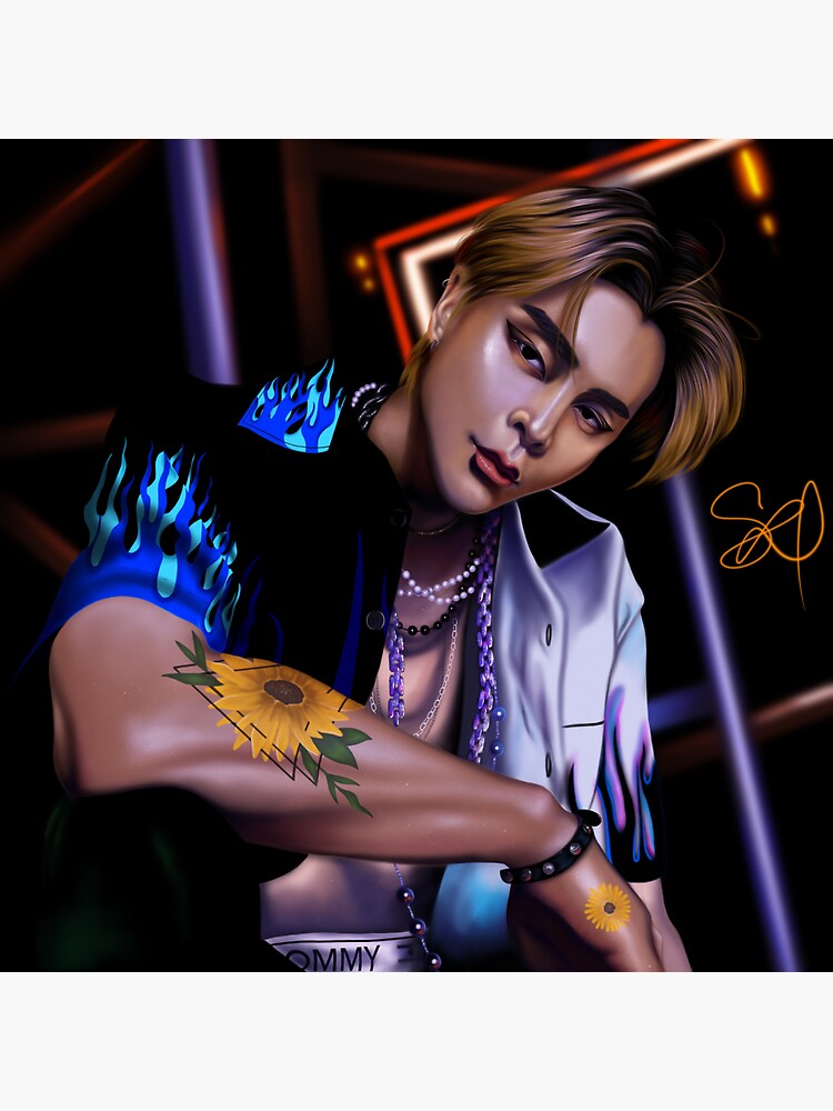 "Sunflower Johnny" Sticker for Sale by domimi99 Redbubble