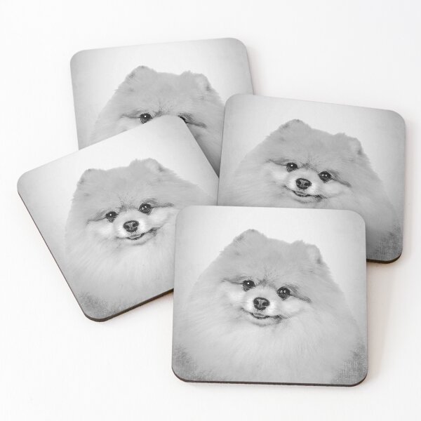 Item preview, Pomeranian dog - BW Vintage - D76 designed and sold by DecoVintage.