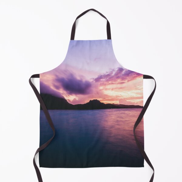 Item preview, Tropical Island Purple Ocean Sunset designed and sold by newburyboutique.