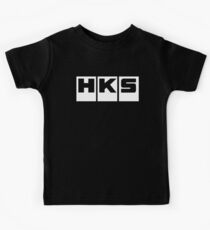HKS Car Tuning White Kids Tee