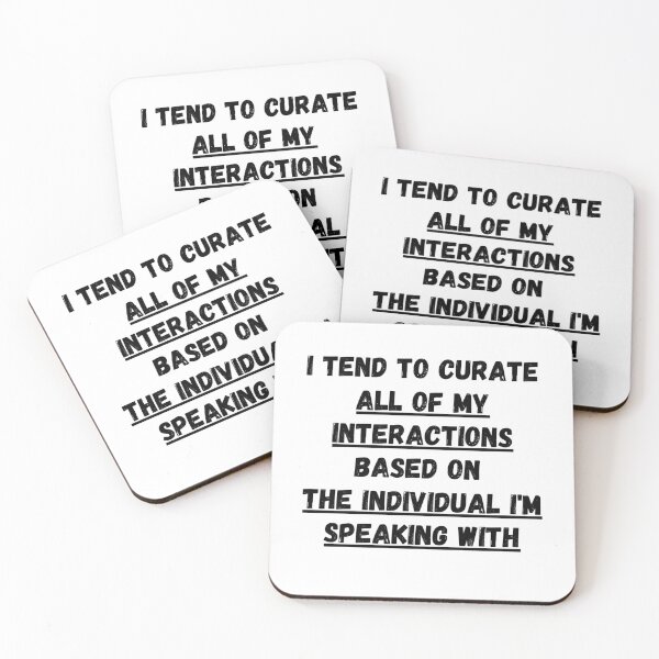 Item preview, I tend to curate all my interactions based on the individual I'm speaking with designed and sold by Omniodise.