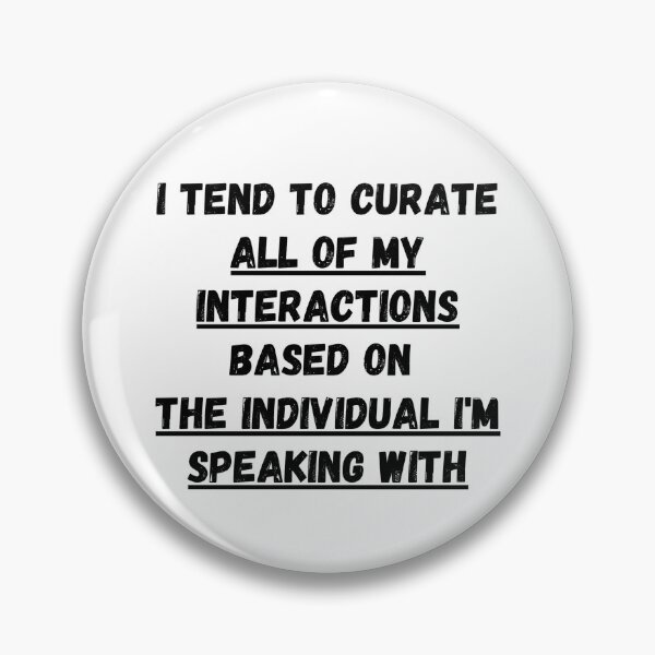 Item preview, I tend to curate all my interactions based on the individual I'm speaking with designed and sold by Omniodise.