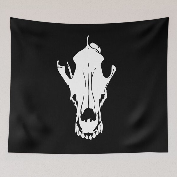 Item preview, Wolf Skull (White) designed and sold by geoceltic.