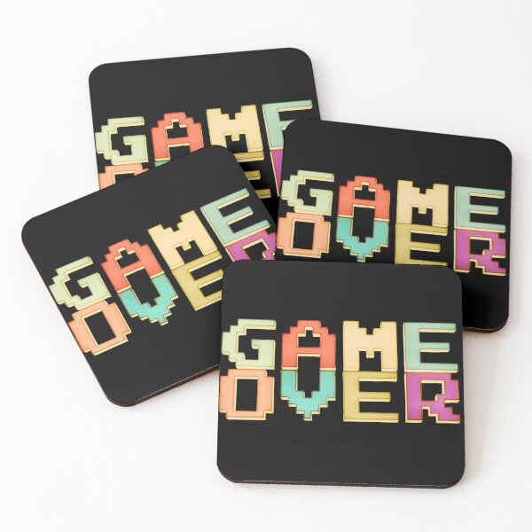 Item preview, GAME OVER, Neon Sign design designed and sold by SquishStitches.