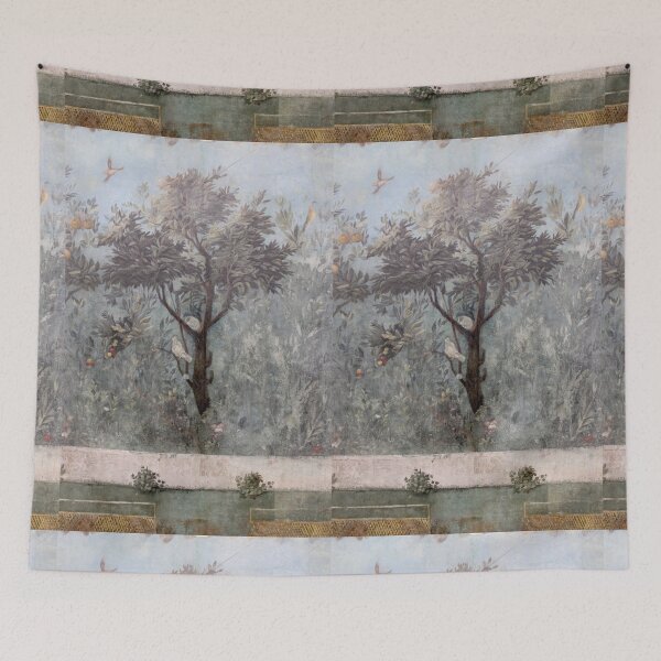 Item preview, Garden of Livia - Prima Porta - tree and birds designed and sold by The-Roman-Lady.