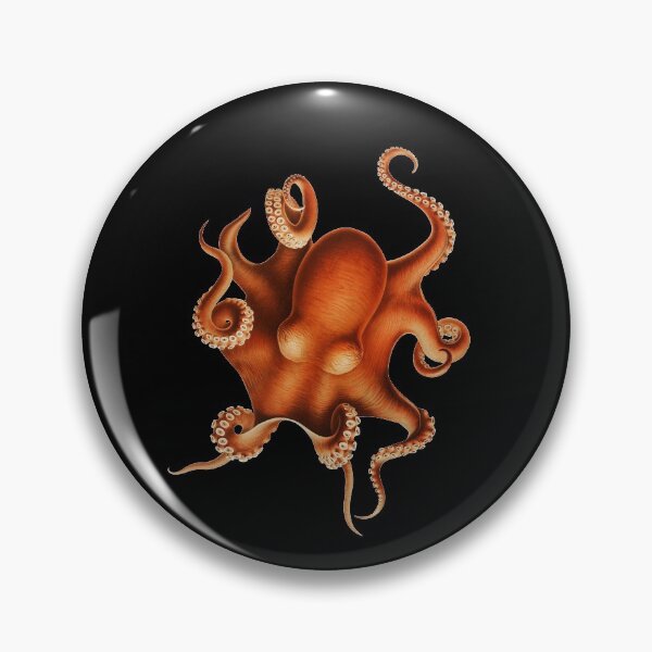 Item preview, Octopus Red Orange Brown designed and sold by Givemepoison.
