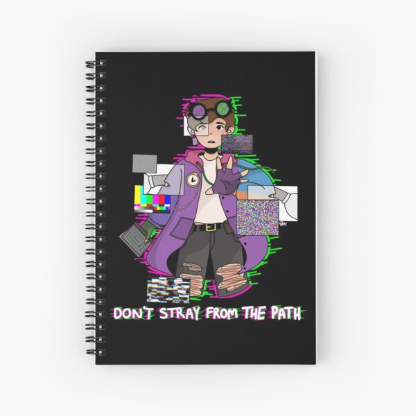 dont stray from the path Spiral Notebook