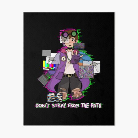 dont stray from the path Art Board Print