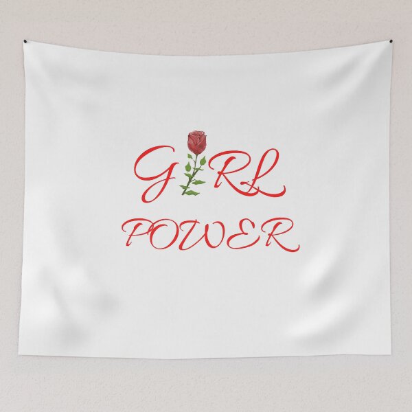 Item preview, Girl Power Women Power Rose Mitv designed and sold by Bearded-Viking.