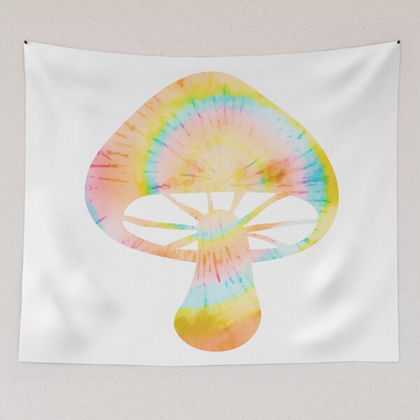 Item preview, Pastel Rainbow Swirl Funky Tie Dye Mushroom designed and sold by ILoveTieDye.