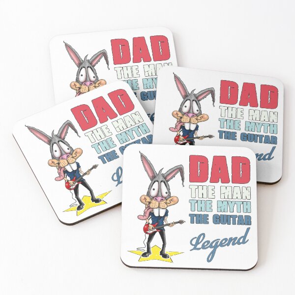 Item preview, Dad the man the myth the guitar legend designed and sold by Status71.