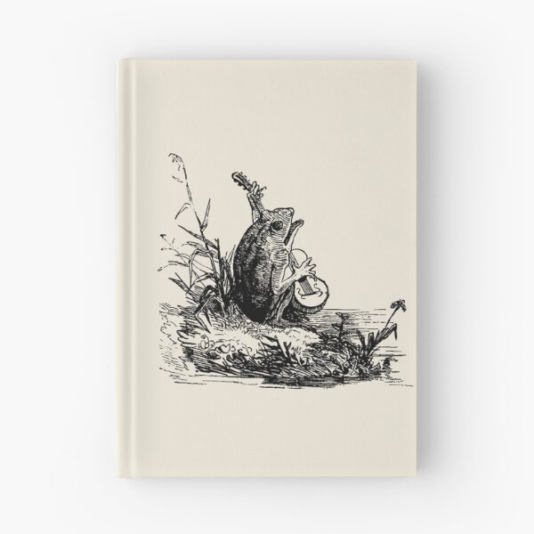 Item preview, Cottagecore Aesthetic with Vintage Banjo-Playing Froggy, Goblincore Guitar Animal, Emo Frogge Serenade, Singing Toad Theme designed and sold by MinistryOfFrogs.