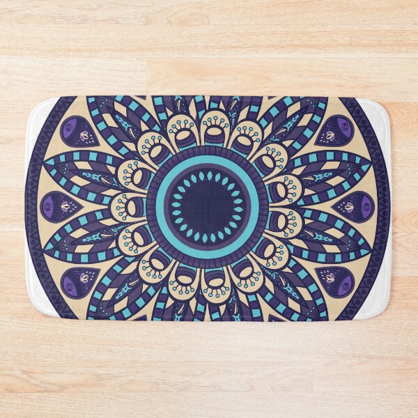 Item preview, Blue Mandala Scrubs designed and sold by Bila Creates.