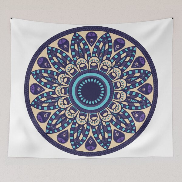 Item preview, Blue Mandala Scrubs designed and sold by Bila Creates.