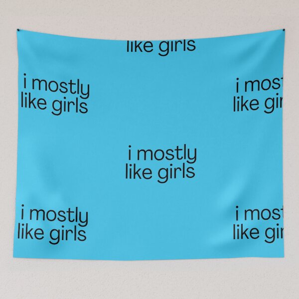 Item preview, I Mostly Like Girls designed and sold by SportyDogShop.