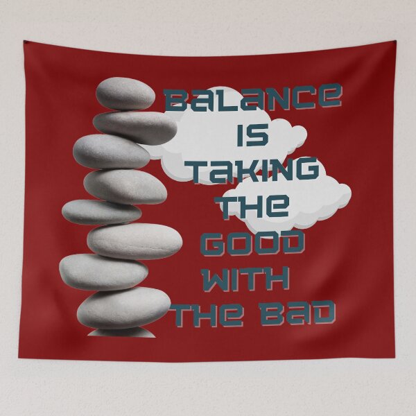 Item preview, Life balance, maroon designed and sold by Zukhra79.