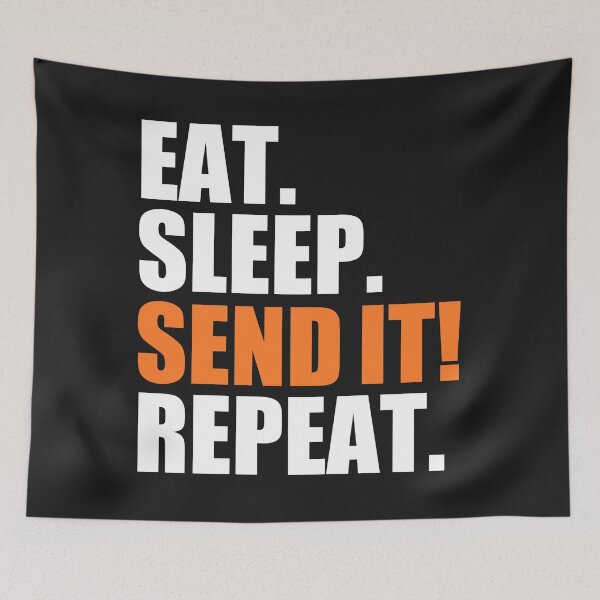 Item preview, Eat, sleep, send it, repeat designed and sold by Bojkiw.