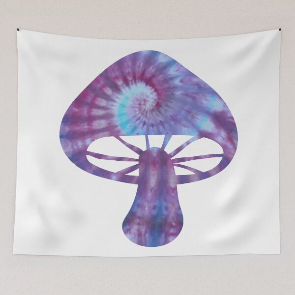 Item preview, Purple Swirl Funky Tie Dye Mushroom designed and sold by ILoveTieDye.