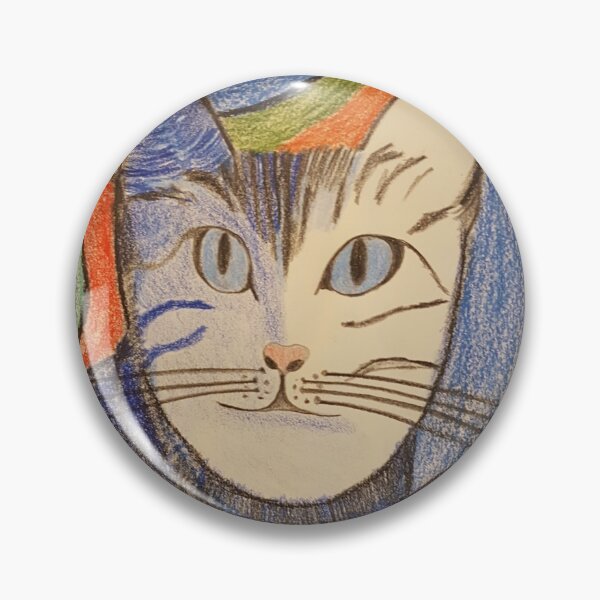 Item preview, blue cat designed and sold by AliceWolfgang.