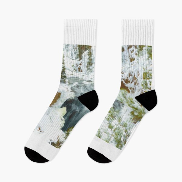 Item preview, Winter Waterfall Shows Splendor Through the Snow  designed and sold by vagabondgal.