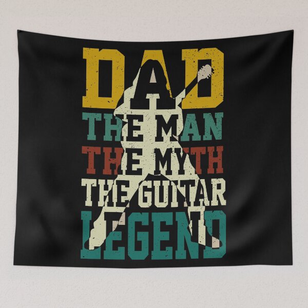 Item preview, Dad The Man The Myth The Guitar Legend designed and sold by YAHIA-14.