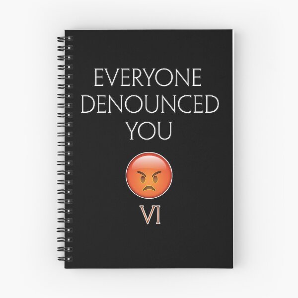 Item preview, Everyone Denounced You VI - Transparent (Black background) designed and sold by Image NDesign.