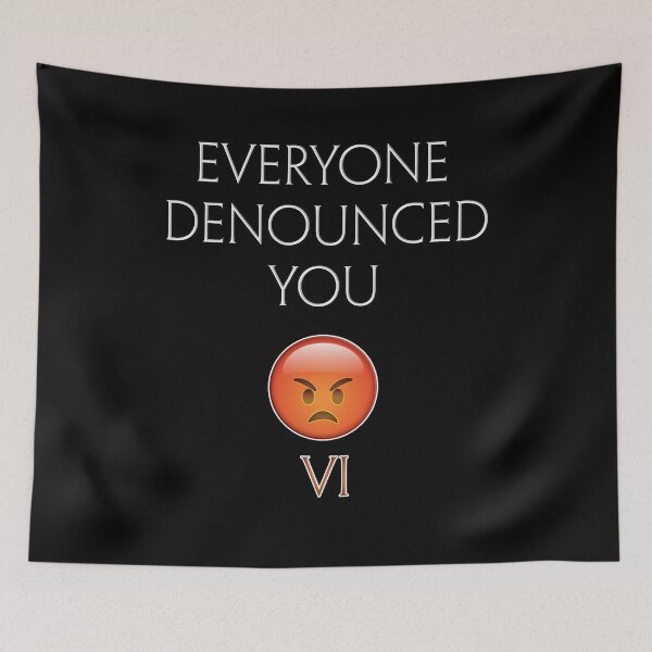 Item preview, Everyone Denounced You VI - Transparent (Black background) designed and sold by Image NDesign.