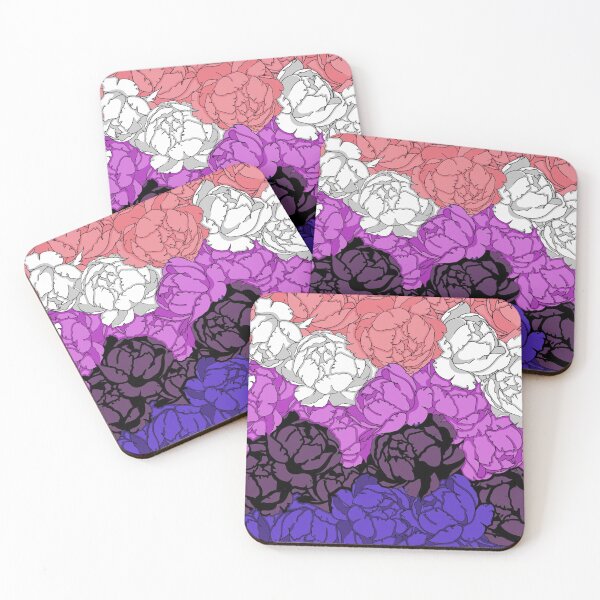 Item preview, Genderfluid Floral Pride Flag designed and sold by izzychar.