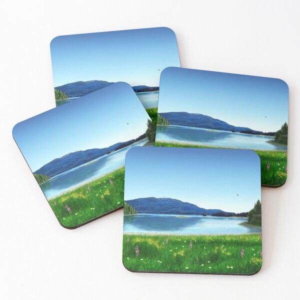 Item preview, Douglas Island Juneau Alaska Painting designed and sold by Justin Fowler Art.