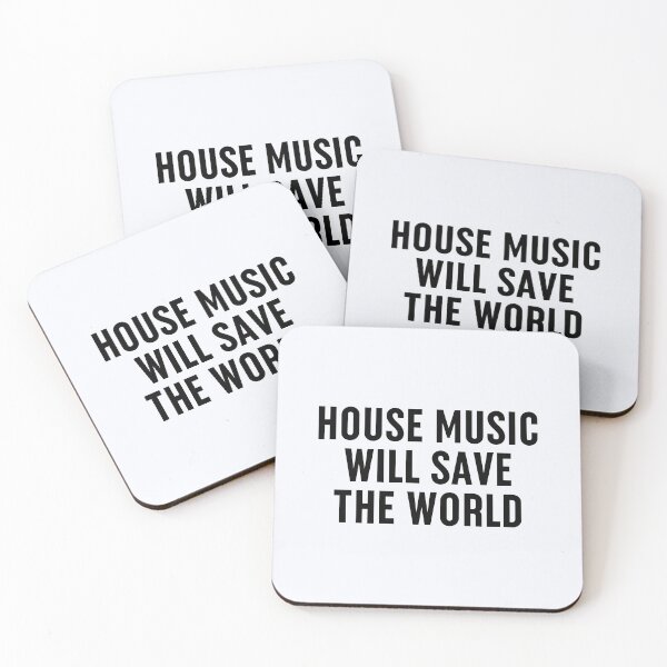 Item preview, House Music Will Safe The World  | Hipster | Electronic Music  | Music Fans  | Underground Techno designed and sold by niceb00y.
