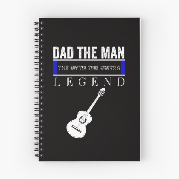 Item preview, DAD THE MAN THE MYTH THE GUITAR LEGEND designed and sold by Hussain Shirts.