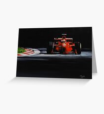 Michael Schumacher, Ferrari F300 Greeting Card