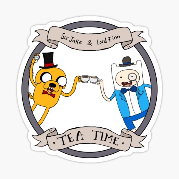 Tea Time Sticker