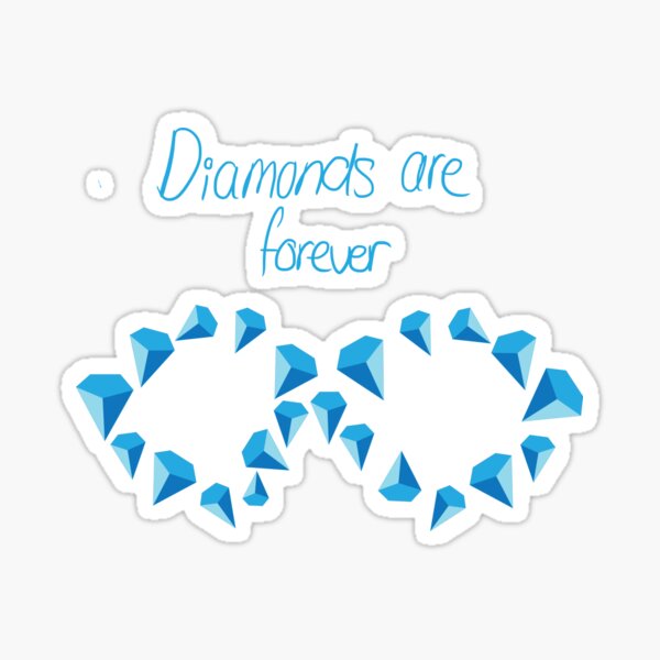 Diamonds Are Forever Sticker Sheet Diamond Planner Stickers Gem  Scrapbooking Sticker Pack Rap Lyric Stickers Hip Hop Decal Bling 