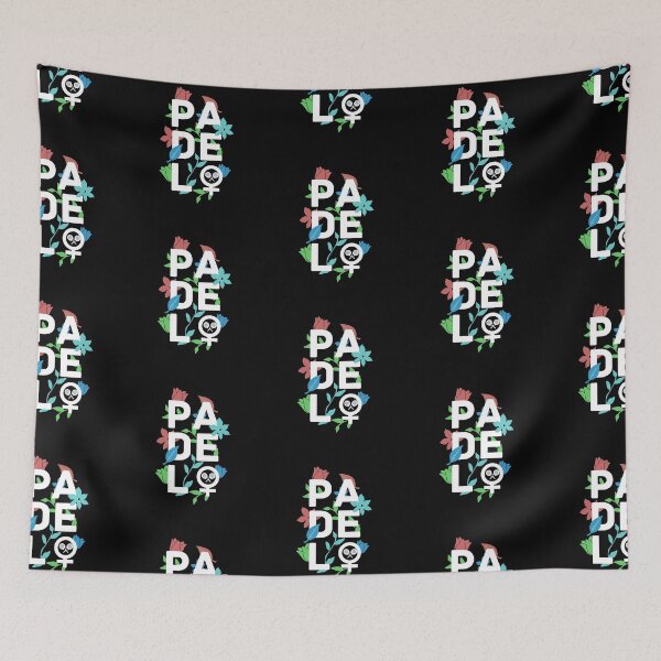 Item preview, Padel tennis lady floral minimalism designed and sold by FunSilly.