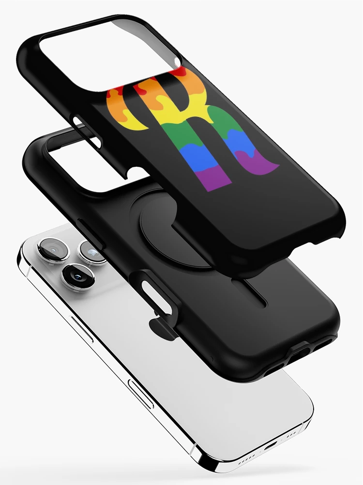 Thumbnail 2 of 4, iPhone Case, Letter R - PRIDE Color Splash designed and sold by royrahul.