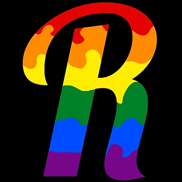 Artwork thumbnail, Letter R - PRIDE Color Splash by royrahul