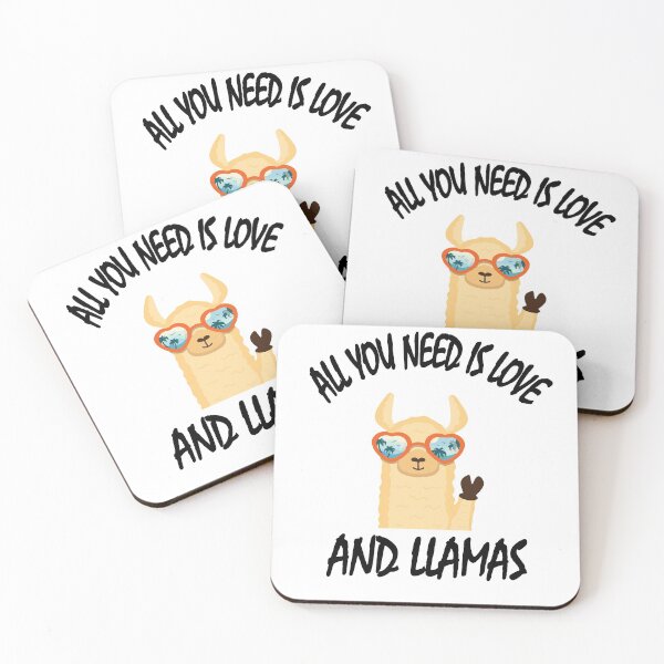Item preview, all you need is love and llamas designed and sold by nawal-shirt.