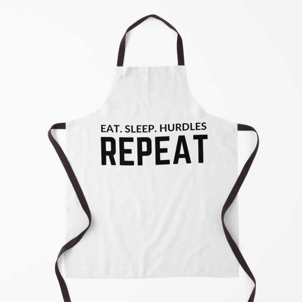 Item preview,  EAT SLEEP HURDLES REPEAT sarcastic quote sticker [P-Q 154][827]  designed and sold by HIPNOTIZAR  CRAFTS.