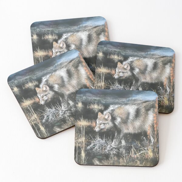 Item preview, Un lobo en las marismas designed and sold by Artdesrapides.