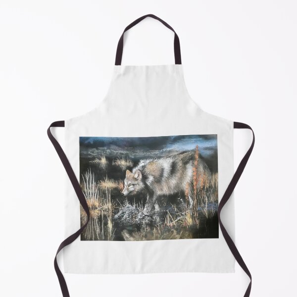 Item preview, Un lobo en las marismas designed and sold by Artdesrapides.