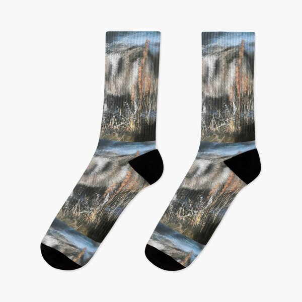 Item preview, A Wolf in the Marshlands designed and sold by Artdesrapides.