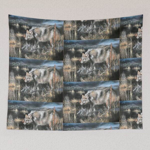 Item preview, Un lobo en las marismas designed and sold by Artdesrapides.