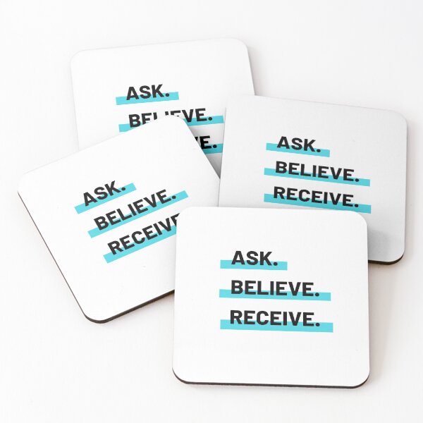 Item preview, Ask. Believe. Receive. designed and sold by CactusFamily.
