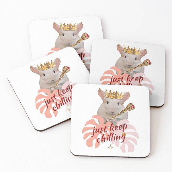Item preview, Just Keep Chilling Cute Funny Chinchilla King  designed and sold by ChinStore.