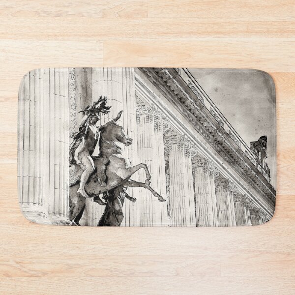 Item preview, Classical Architecture Monochrome Watercolour designed and sold by SofiaAlves.