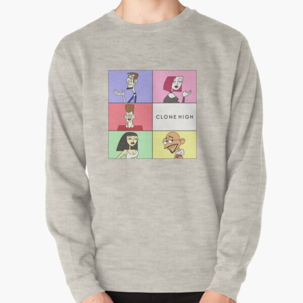 Clone High Square Frame Design Pullover Sweatshirt
