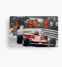 Gilles Villeneuve, Ferrari 312T4 Metal Print